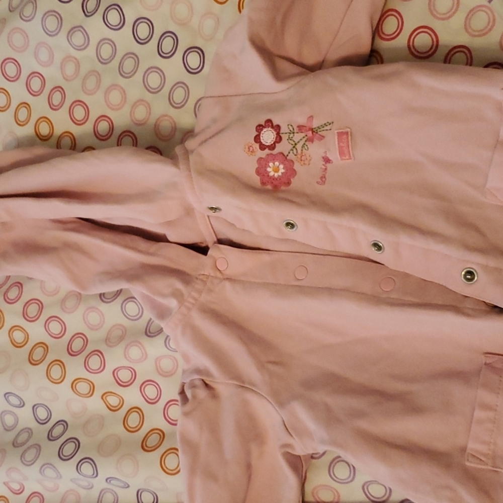 Pink baby girl jacket